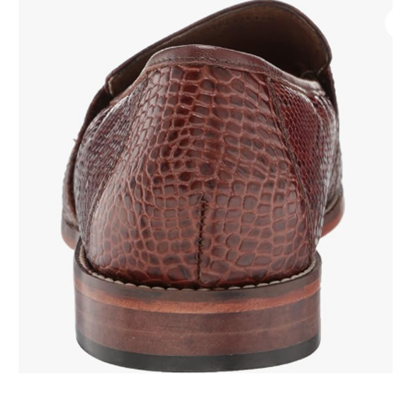 STACY ADAMS Mens Pacetti Tassel Slip on Loafer, Cognac, 8 US * - Picture 4 of 6